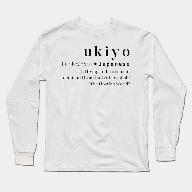 Ukiyo Long Sleeve T-Shirt by MajesticWords